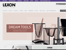 Tablet Screenshot of lexondesign.cz